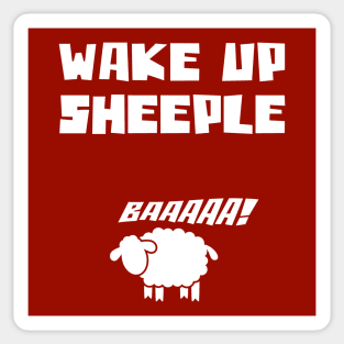 Wake Up Sheeple Sticker